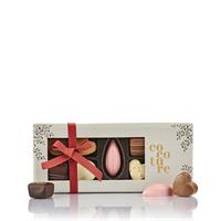 9 stk. fyldte chokolade & konfektstykker i grå Cocoture æske 81 g